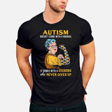 T-shirt et sweat à capuche « Ne jamais abandonner » pour la sensibilisation à l'autisme 112021
