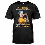 T-shirt et sweat à capuche « Ne jamais abandonner » pour la sensibilisation à l'autisme 112021