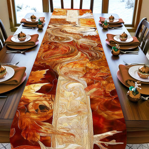 Tombez pour Jésus - Chemin de table chrétien