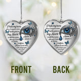 Je cache mes larmes - Ornement de voiture commémoratif personnalisé