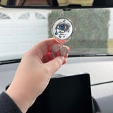 Je cache mes larmes - Ornement commémoratif personnalisé en forme d'ailes