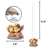 Je suis toujours avec toi - Ornement de voiture commémoratif personnalisé