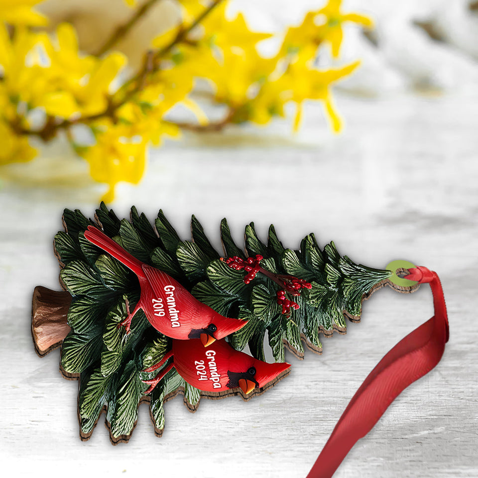 À jamais dans nos cœurs - Ornement commémoratif personnalisé