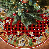 Joyeux Noël - Jupe de sapin chrétienne