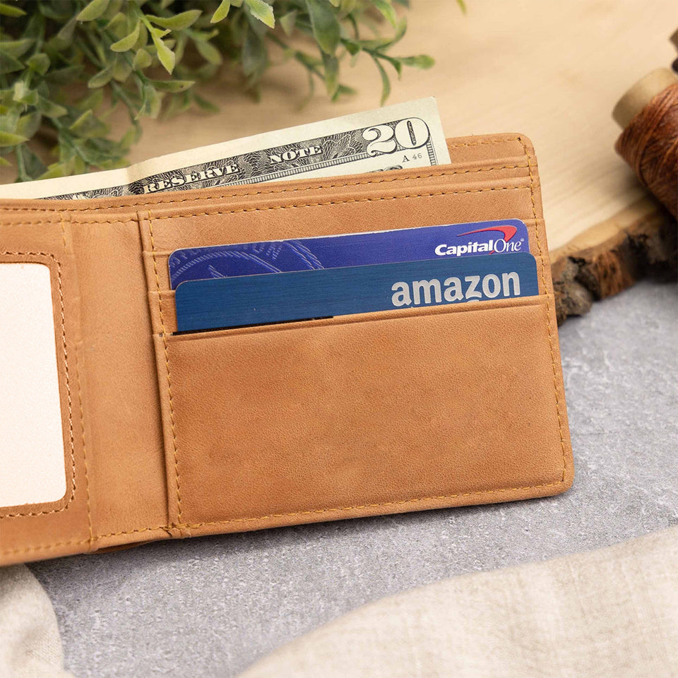 The Way, The Truth, The Life - Personalized Christian Leather Wallet