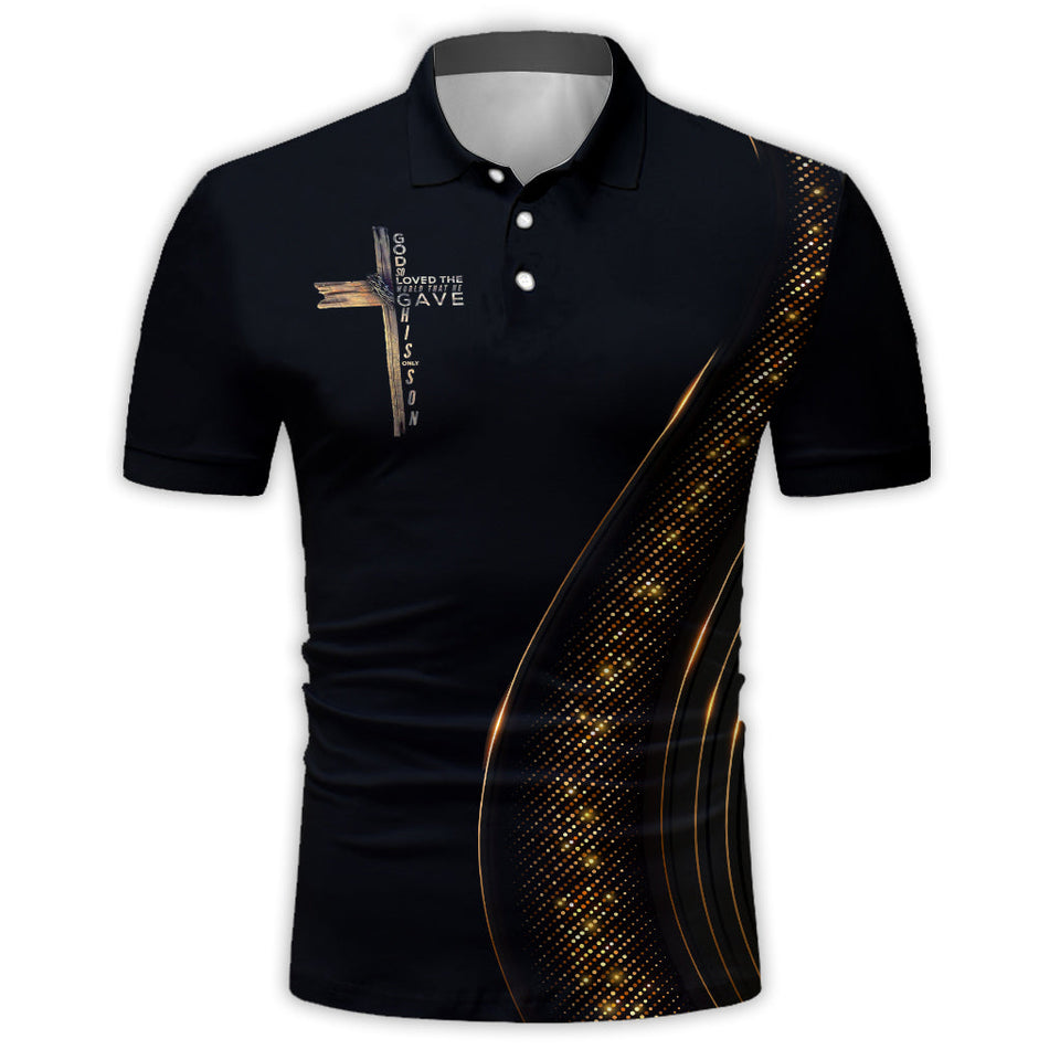 Jésus est mon Dieu - Polo chrétien personnalisé