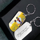 Always On Our Mind - Personalized Memorial Stainless Steel Keychain