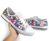 Chaussures basses Crush Cancer pour la sensibilisation au cancer du sein 0622