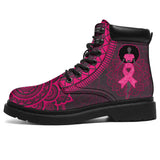 Mandala de sensibilisation au cancer du sein Bottes toutes saisons 0622