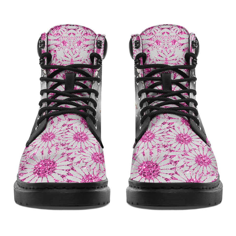 Foi, Espoir, Amour, Sensibilisation au cancer du sein, Bottes toutes saisons 0622 