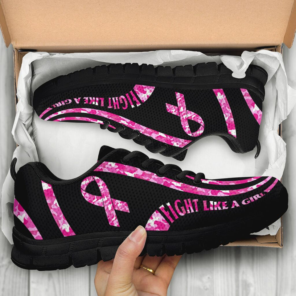 Baskets de sensibilisation au cancer du sein « Fight Like A Girl » 0622