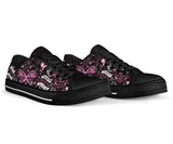 Restez calme et luttez ! Survivante du cancer du sein. Chaussures basses de sensibilisation au cancer du sein 0622
