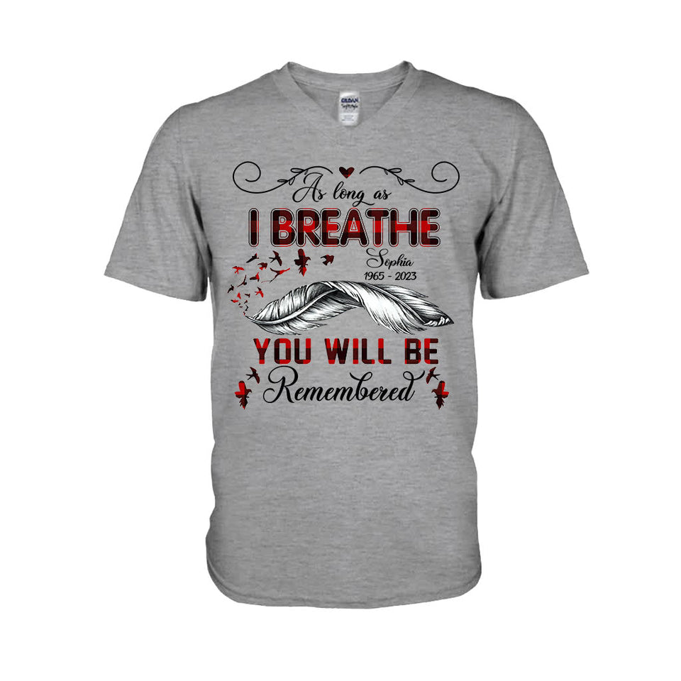 On se souviendra de toi - T-shirt et sweat à capuche commémoratifs personnalisés