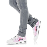 Chaussures basses Peace Love Cure pour la sensibilisation au cancer du sein 0622