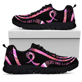 Baskets de sensibilisation au cancer du sein « Fight Like A Girl » 0622