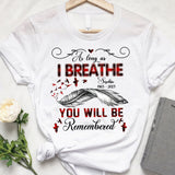 On se souviendra de toi - T-shirt et sweat à capuche commémoratifs personnalisés