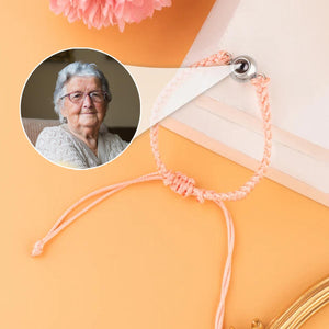 Ceux qu'on aime ne disparaissent jamais - Bracelet de projection personnalisé, cadeau commémoratif en cas de perte.