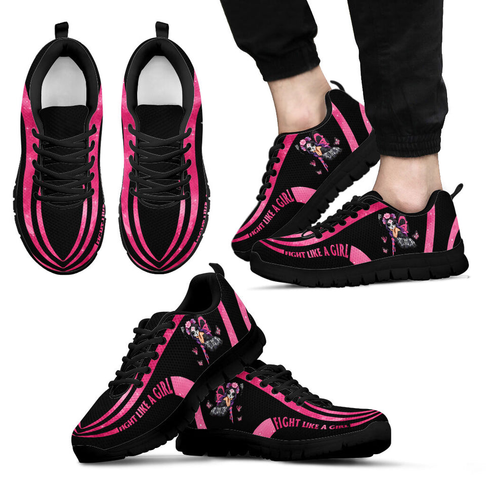 Baskets de sensibilisation au cancer du sein « Fight Like A Girl » 0622