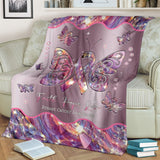 Faith Hope Love Breast Cancer Awareness Blanket 0622