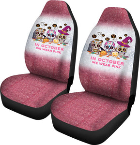 En octobre, nous portons du rose pour sensibiliser au cancer du sein. Housses de siège 0622