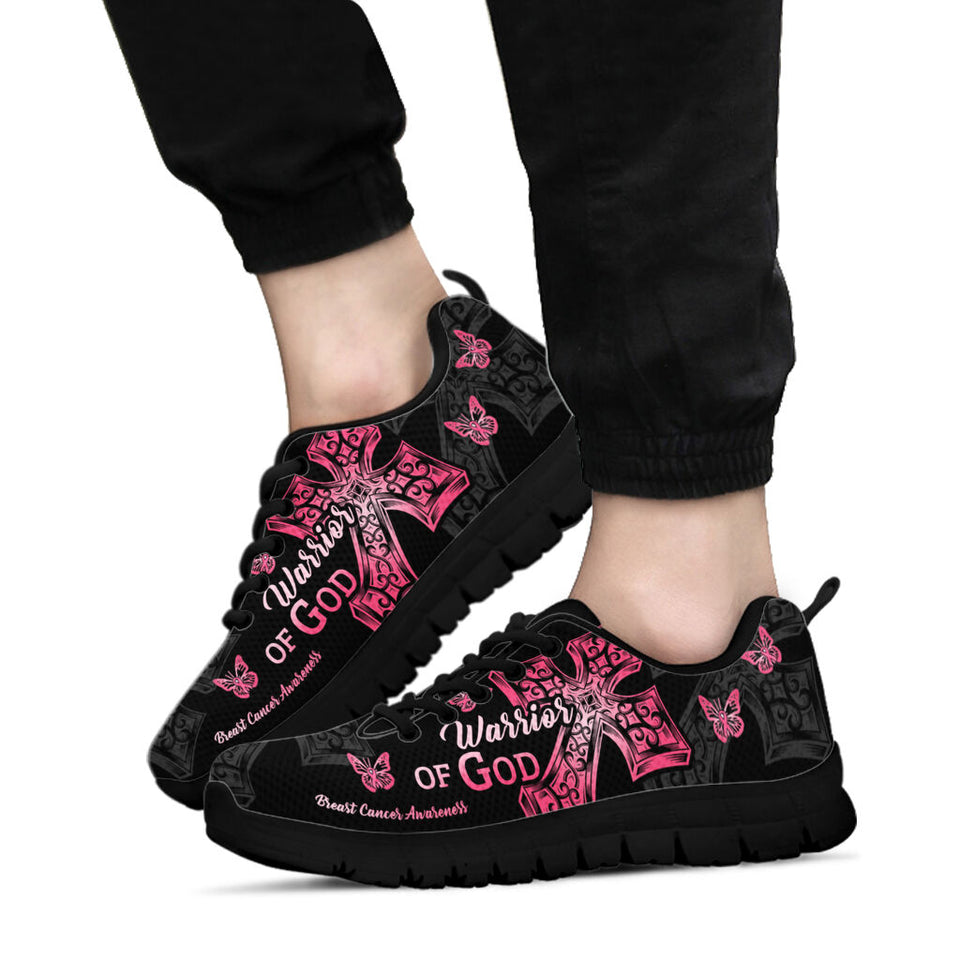 Baskets Warrior Of God pour la sensibilisation au cancer du sein 0622
