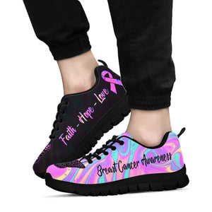 Baskets Faith Hope Love pour la sensibilisation au cancer du sein 0622