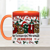 The Reason For The Season - Personalized Christian Accent Mug