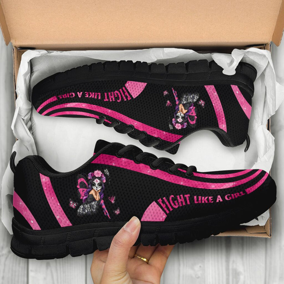 Baskets de sensibilisation au cancer du sein « Fight Like A Girl » 0622