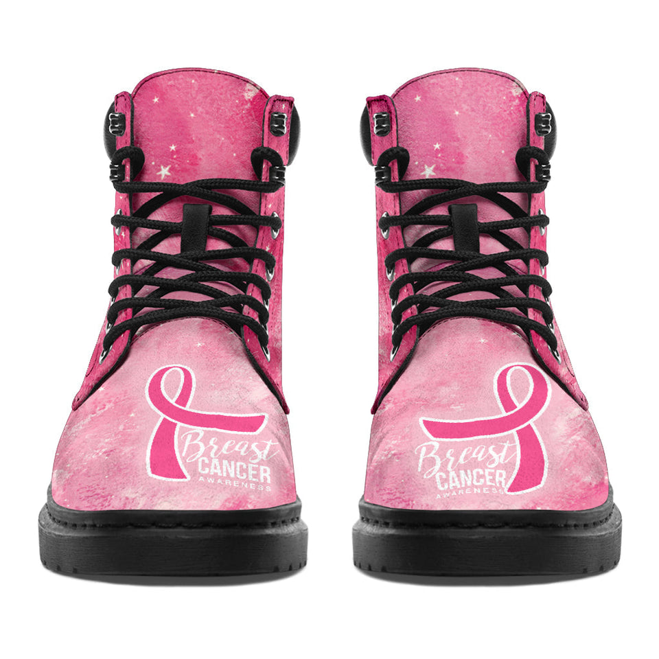 Sensibilisation au cancer du sein par des fleurs Bottes toutes saisons 0622
