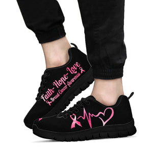 Baskets Faith Hope Love pour la sensibilisation au cancer du sein 0622