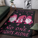 Dans cette maison, on n'abandonne jamais - Tapis de sensibilisation au cancer du sein 0622