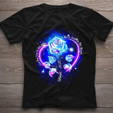 Dieu te tient dans ses bras, je te porte dans mon cœur - T-shirt et sweat à capuche personnalisés en hommage