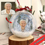 Tes ailes étaient prêtes - Cadeau commémoratif en cas de décès - Boule à neige personnalisée