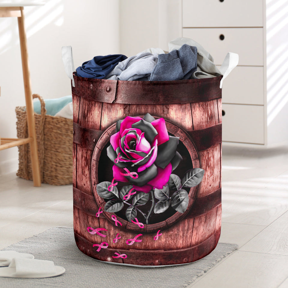 Panier de rangement Foi, Espoir et Amour pour la sensibilisation au cancer du sein 0622