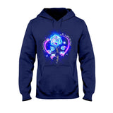 Dieu te tient dans ses bras, je te porte dans mon cœur - T-shirt et sweat à capuche personnalisés en hommage