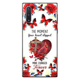 L'instant où ton cœur s'est arrêté - Coque de téléphone commémorative personnalisée