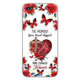 L'instant où ton cœur s'est arrêté - Coque de téléphone commémorative personnalisée