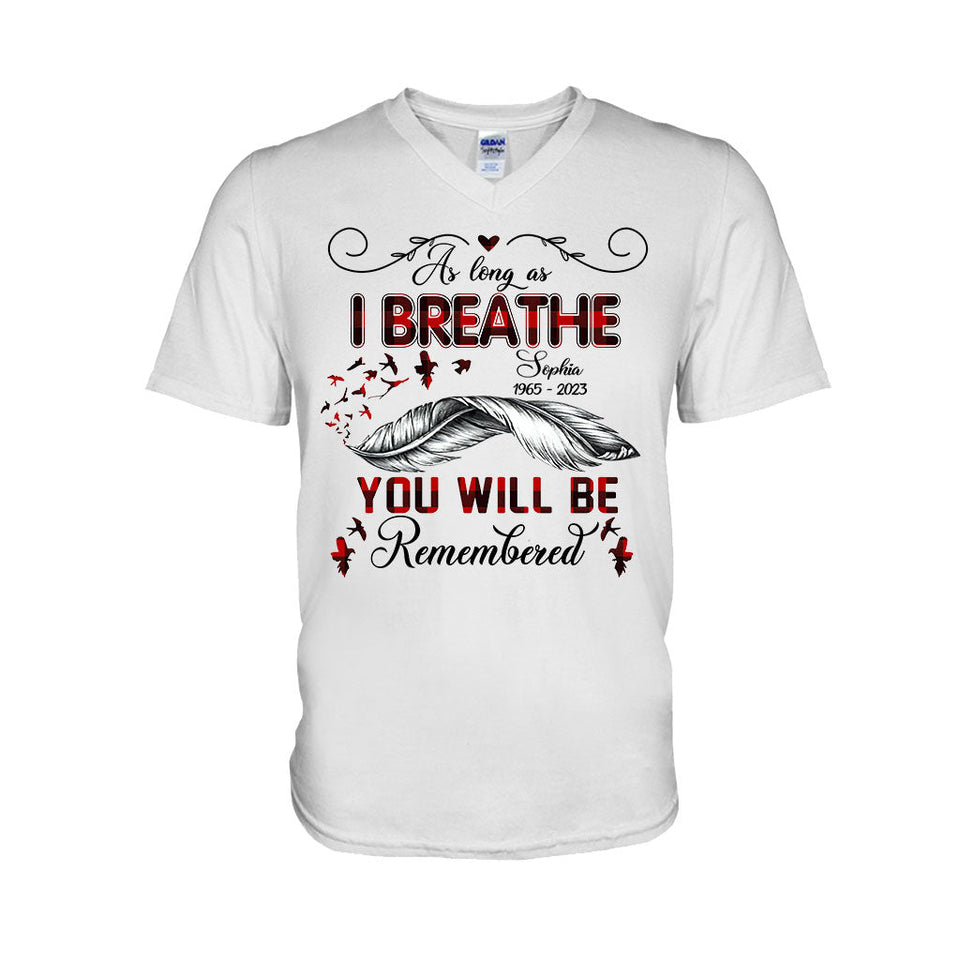 On se souviendra de toi - T-shirt et sweat à capuche commémoratifs personnalisés
