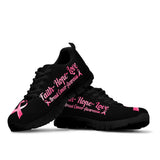Baskets Faith Hope Love pour la sensibilisation au cancer du sein 0622