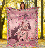 Survivor Breast Cancer Awareness Blanket 0622