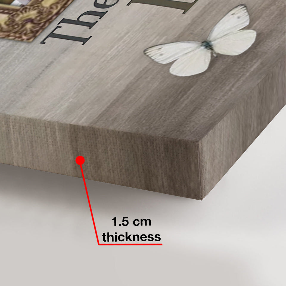 Parce que quelqu'un que nous aimons est au ciel - Toile et affiche commémoratives personnalisées