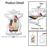 Je suis toujours avec toi - Ornement commémoratif transparent personnalisé