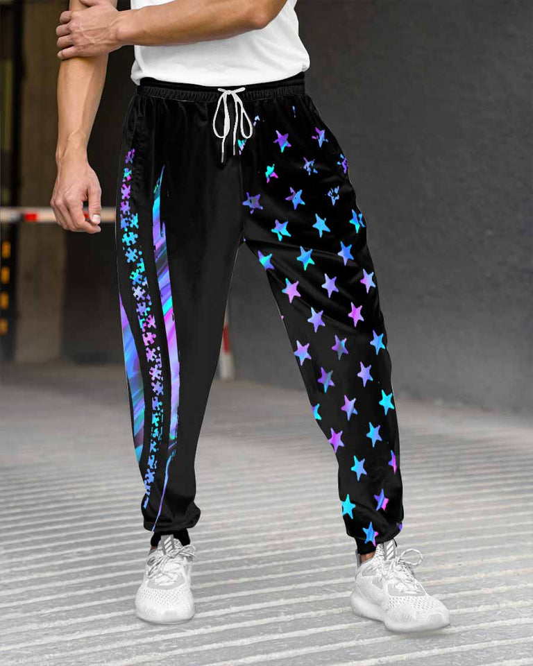 Autism Piece - Pantalon de survêtement unisexe pour la sensibilisation à l'autisme 