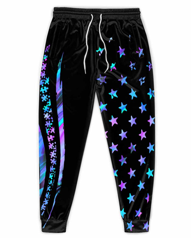 Autism Piece - Pantalon de survêtement unisexe pour la sensibilisation à l'autisme 