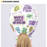 Nurse Daily Affirmations - Personalized Nurse Scrub Cap