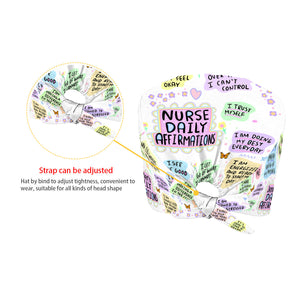 Nurse Daily Affirmations - Personalized Nurse Scrub Cap