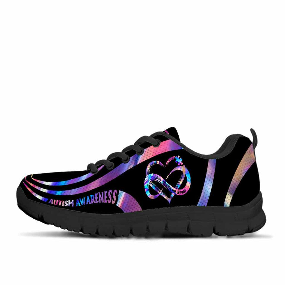 Love Needs No Words - Autism Awareness Sneakers