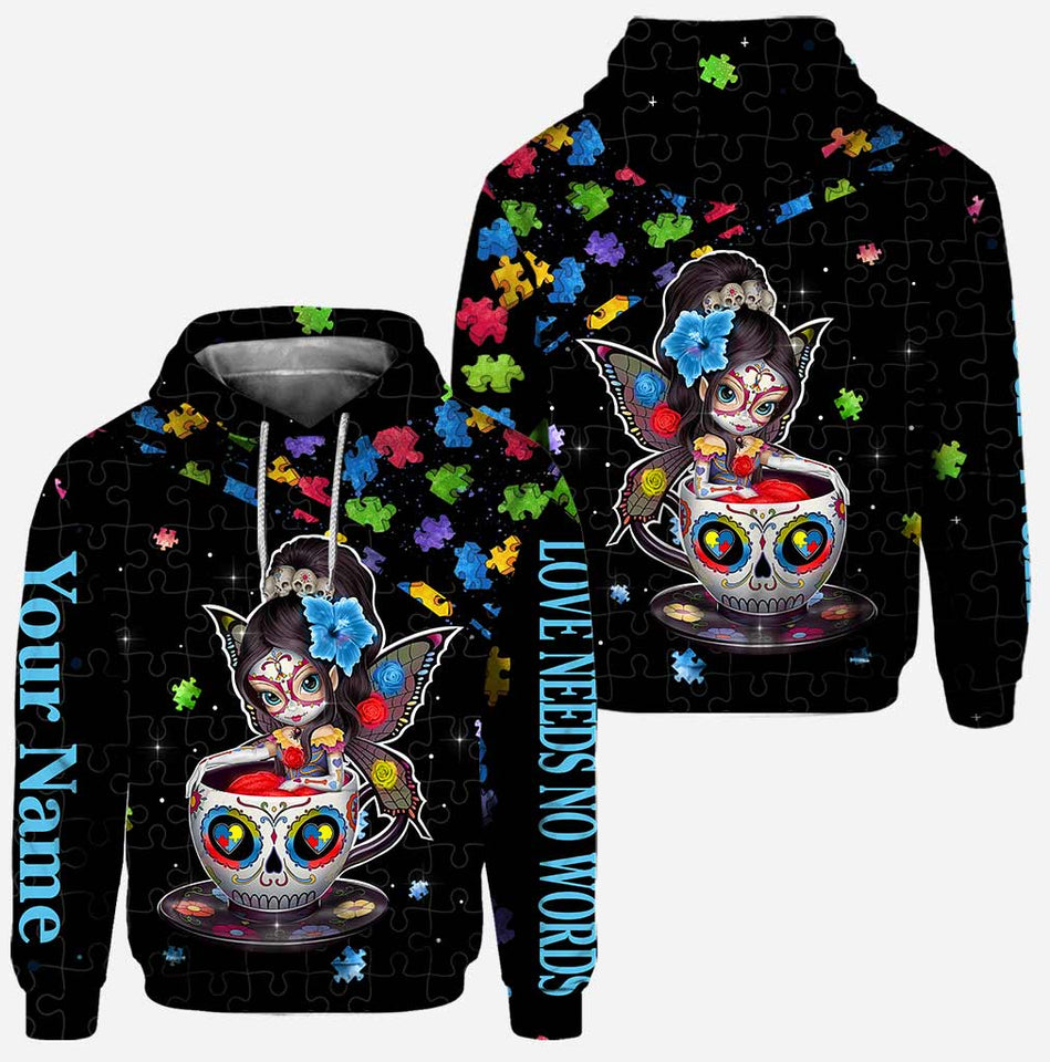 Be Kind - Personalized Autism Awareness Hoodie And Leggings