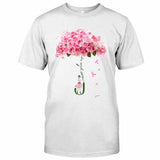 N'abandonnez jamais - T-shirt et sweat à capuche de sensibilisation au cancer du sein 072021
