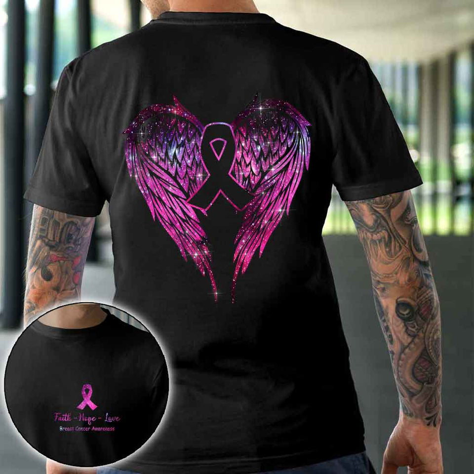 T-shirt et sweat à capuche Wings - Sensibilisation au cancer du sein 072021